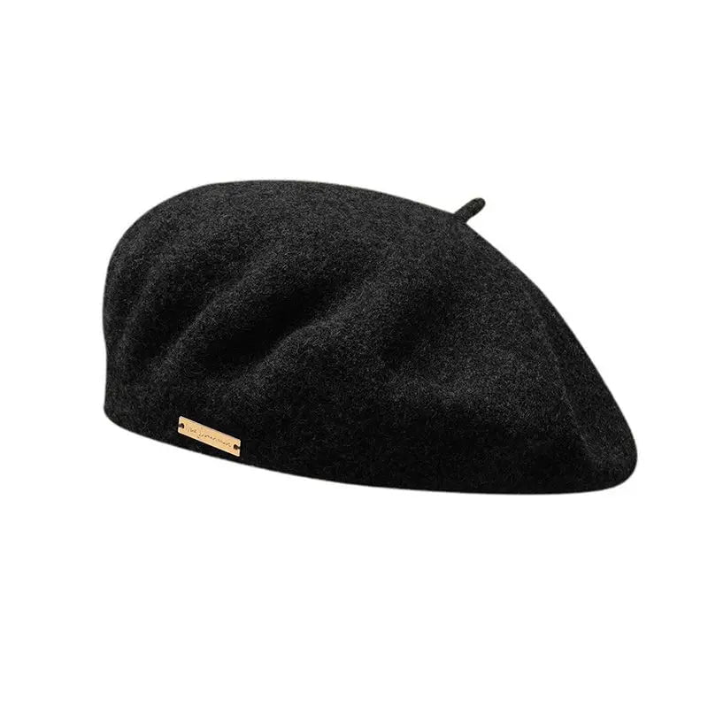 La boutique du chapeau Noir / Ajustable (du 54 au 59) Béret Femme Chic et Chaud