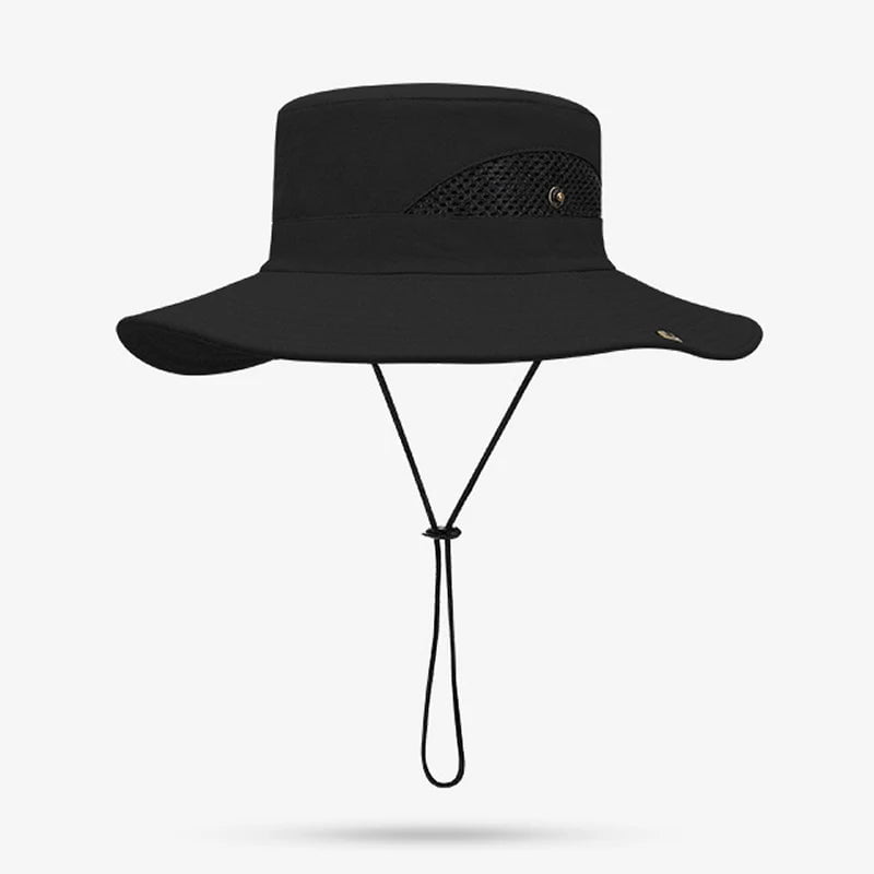 La boutique du chapeau Noir Bob de pêche unisexe