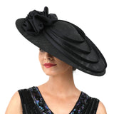 La boutique du chapeau Noir Chapeau fascinateur noir