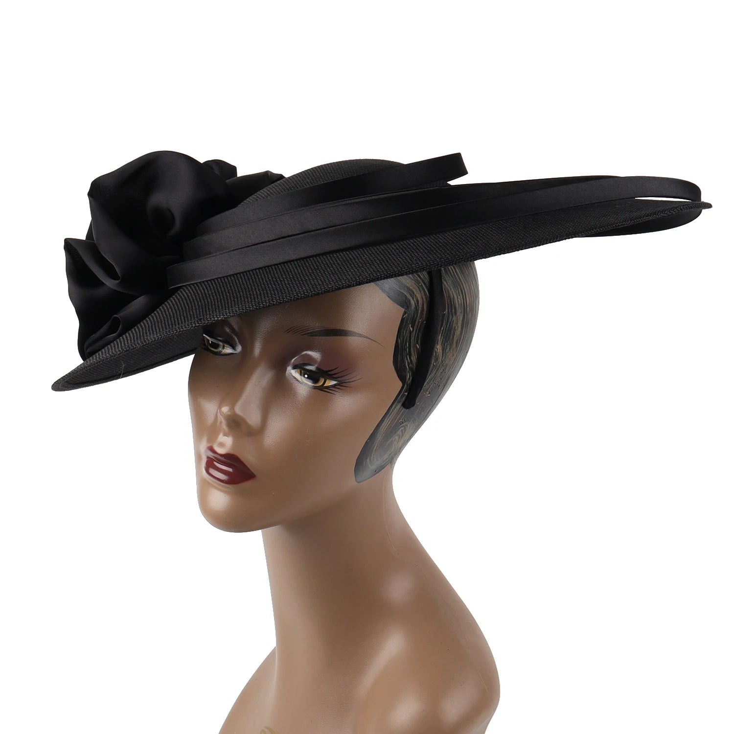 La boutique du chapeau Noir Chapeau fascinateur noir