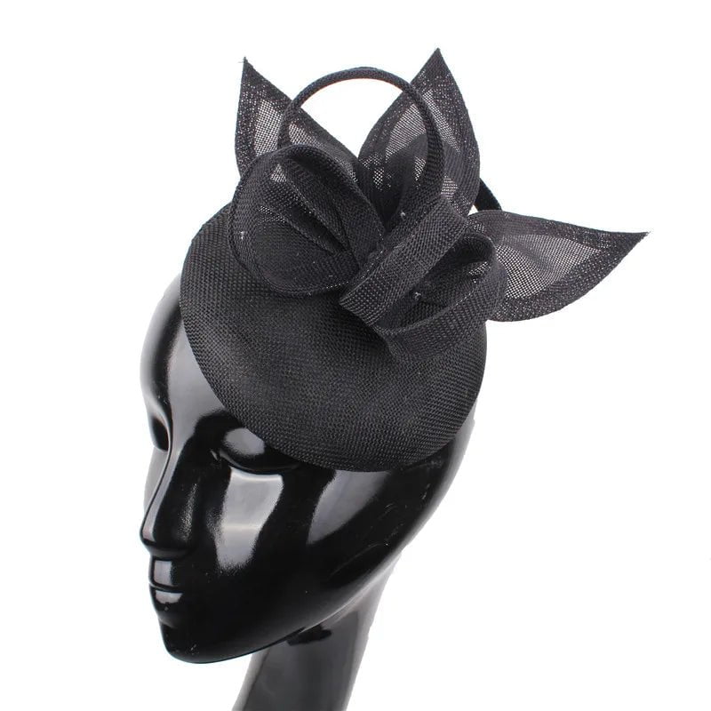 La boutique du chapeau Noir Chapeau Fascinator Chic