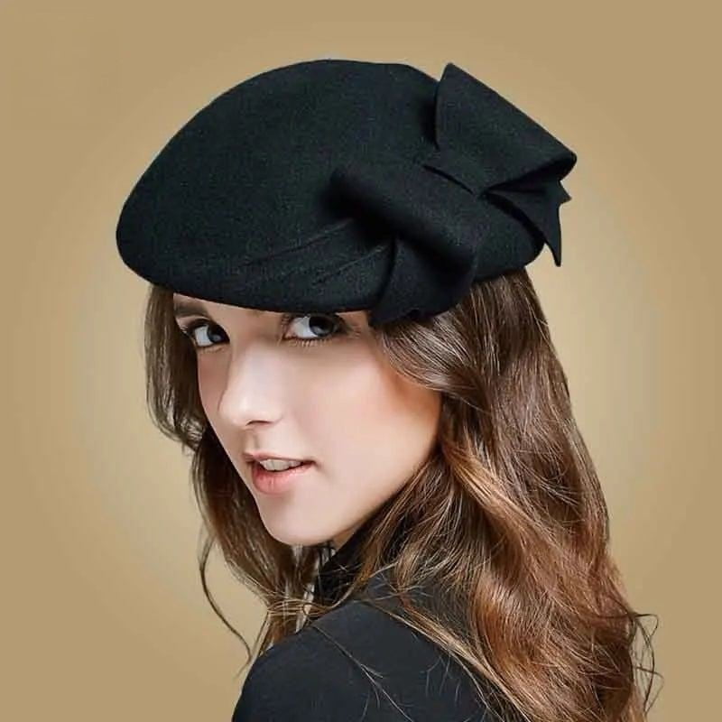 La boutique du chapeau Noir Chapeau  fedora pour femme