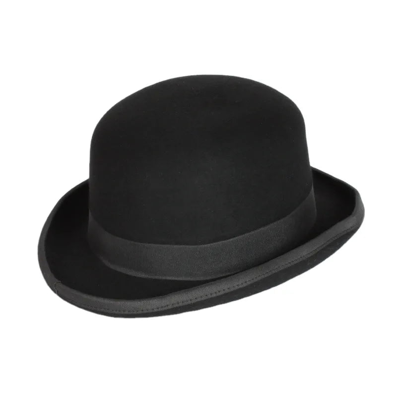 La boutique du chapeau Noir Chapeau melon feutre