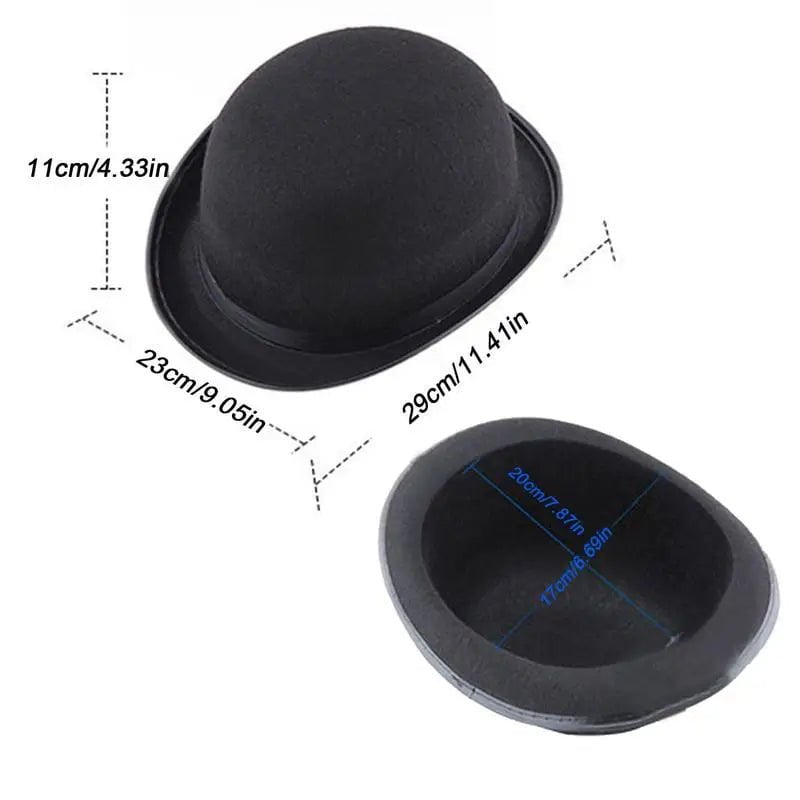 La boutique du chapeau Noir Chapeau melon noir