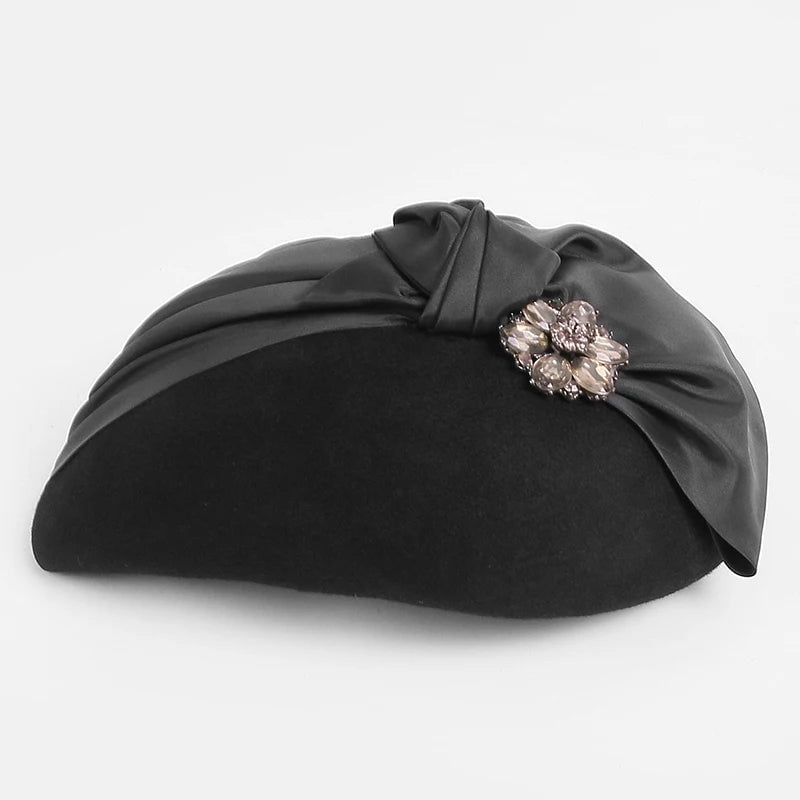 La boutique du chapeau Noir / M (56-58cm) Chapeau Fedora Léger pour Femme