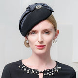 La boutique du chapeau Noir / M (56-58cm) Chapeau Fedora Léger pour Femme