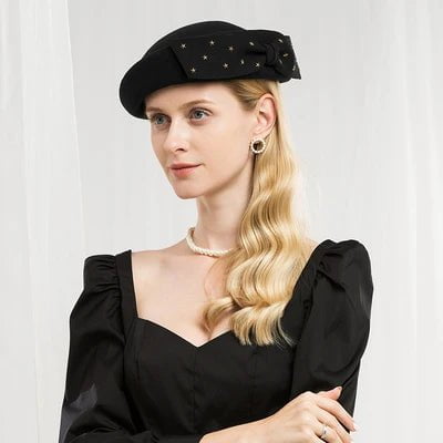 La boutique du chapeau Noir / M (56-58cm) Chapeau Fedora Sophistiqué