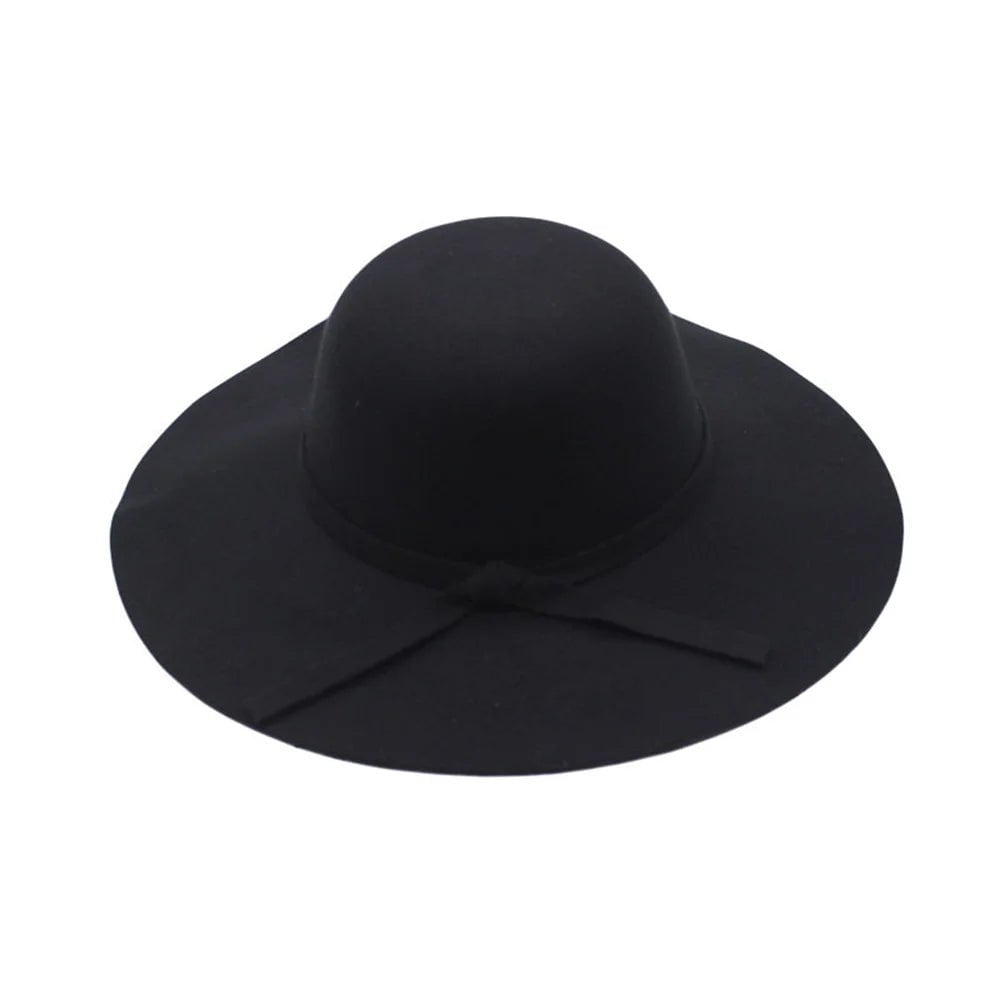 La boutique du chapeau Noir / M (56-58cm) Chapeau Fedora Tendance en Laine