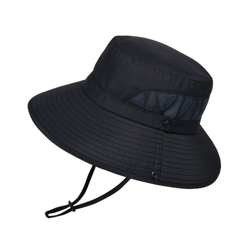 La boutique du chapeau Noir / Taille unique ajustable Chapeau de pêche imperméable