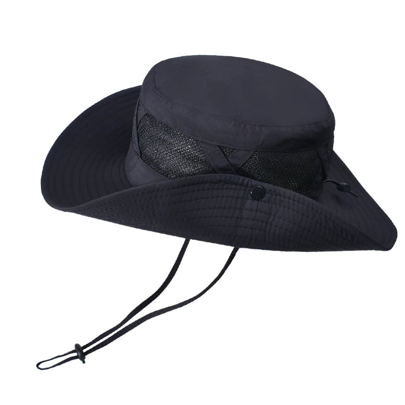 La boutique du chapeau Noir / Taille unique standard Chapeau de pêche homme