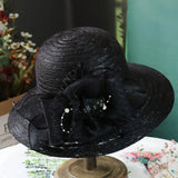 La boutique du chapeau Noir / Unique ajustable Chapeau femme moderne