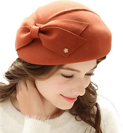 La boutique du chapeau Orange / M (56-58cm) Chapeau en feutre