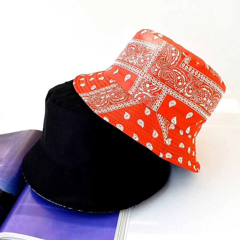 La boutique du chapeau Orange/rouge / 56-58cm Chapeau bob élégant