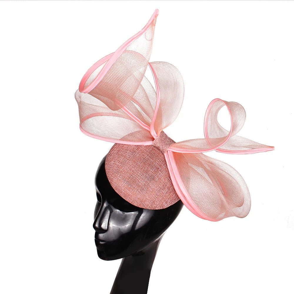 La boutique du chapeau Pêche Chapeau Fascinator Cocktail