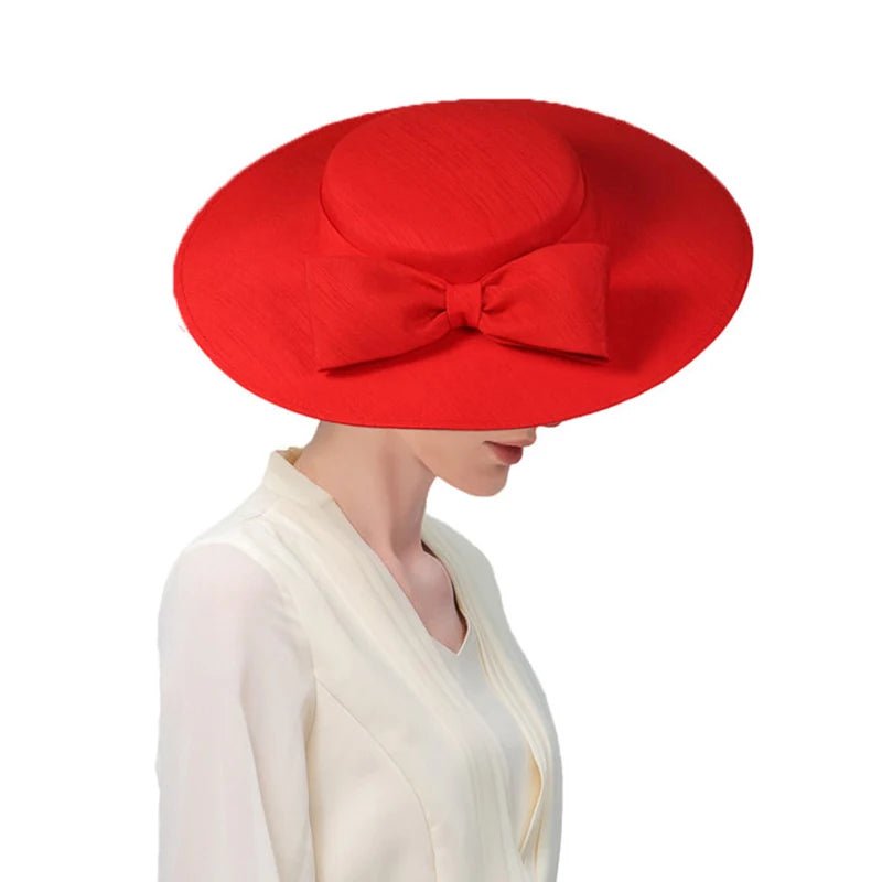 La boutique du chapeau Red / 56 to 58cm Chapeau Bibi Satin