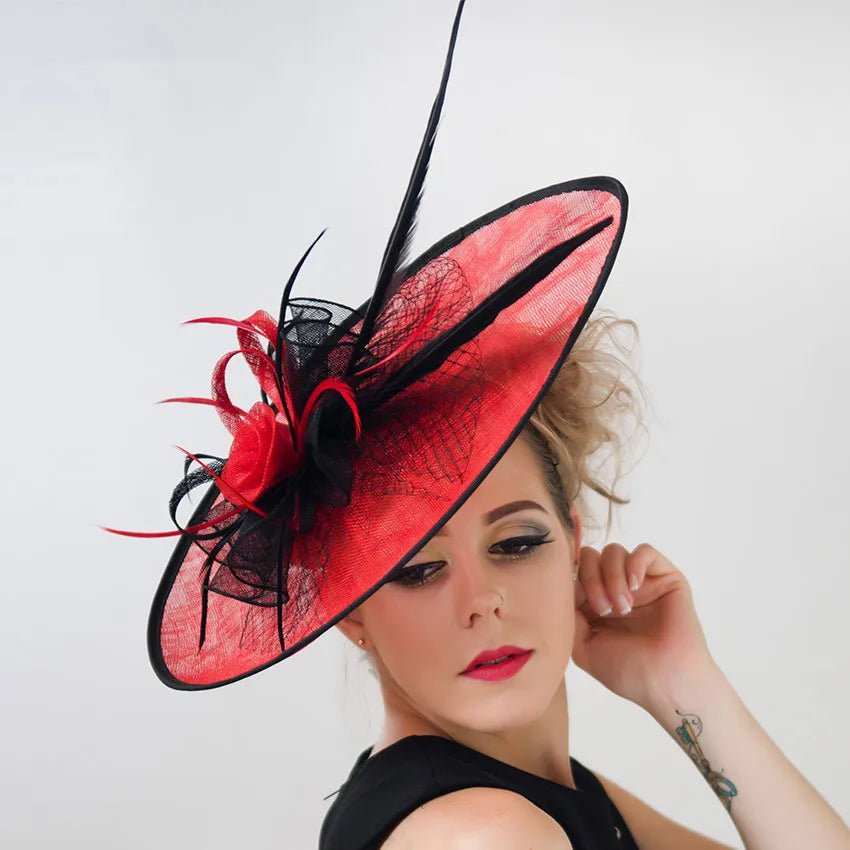 La boutique du chapeau Red Black Chapeau Bibi Élégant