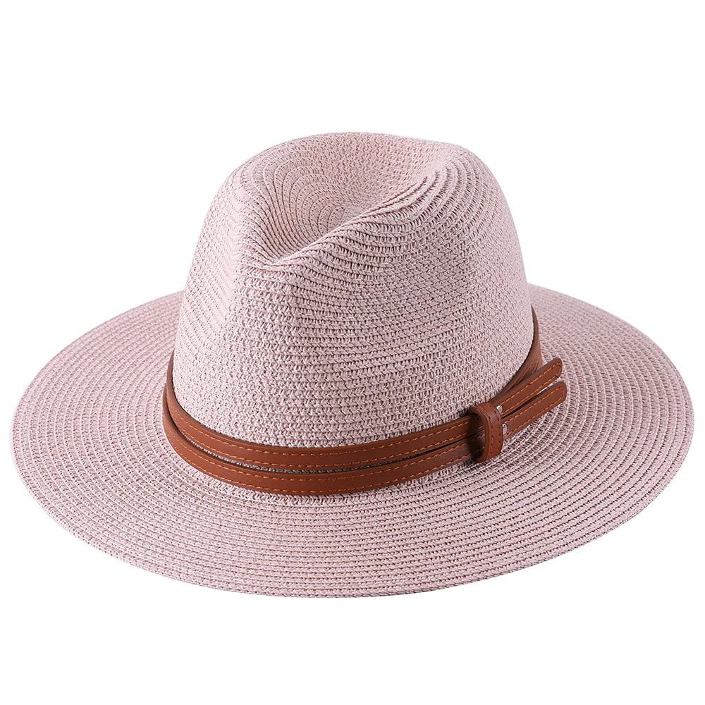 La boutique du chapeau Rose 1 / 59cm Panama en Paille Souple