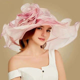 La boutique du chapeau Rose 2 / 56-58CM Chapeau de cérémonie original