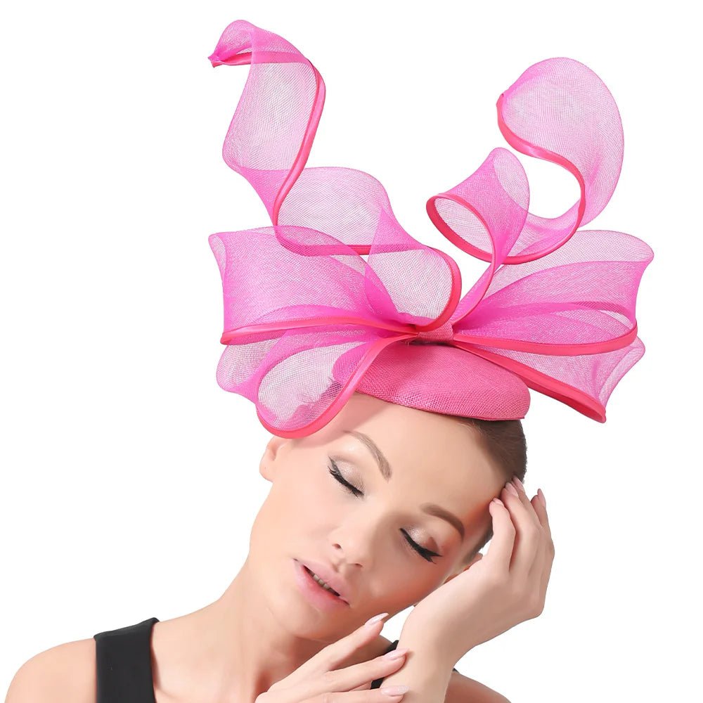 La boutique du chapeau Rose 2 Chapeau Fascinator Cocktail