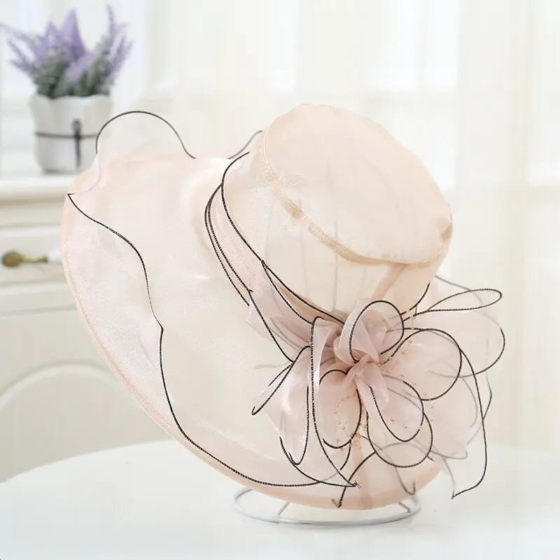 La boutique du chapeau Rose / 56-58cm Chapeau femme glamour