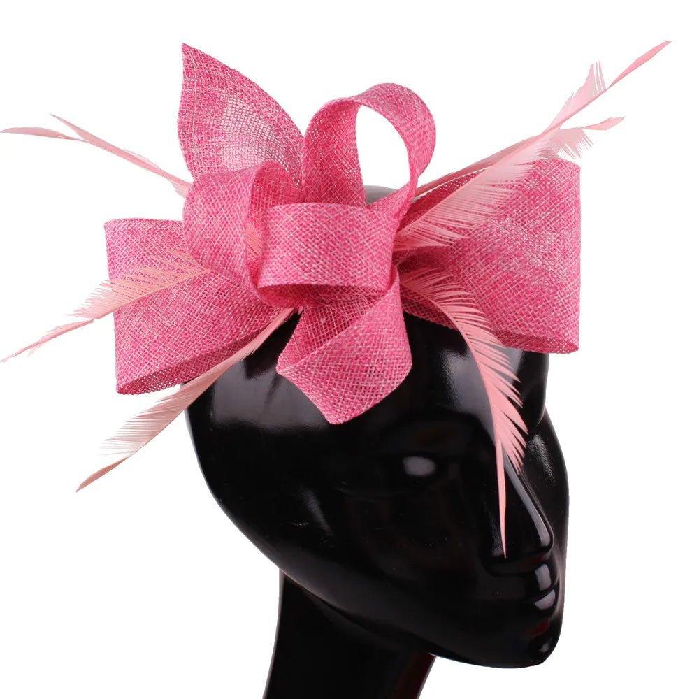 La boutique du chapeau Rose Chapeau Bibi Plumes