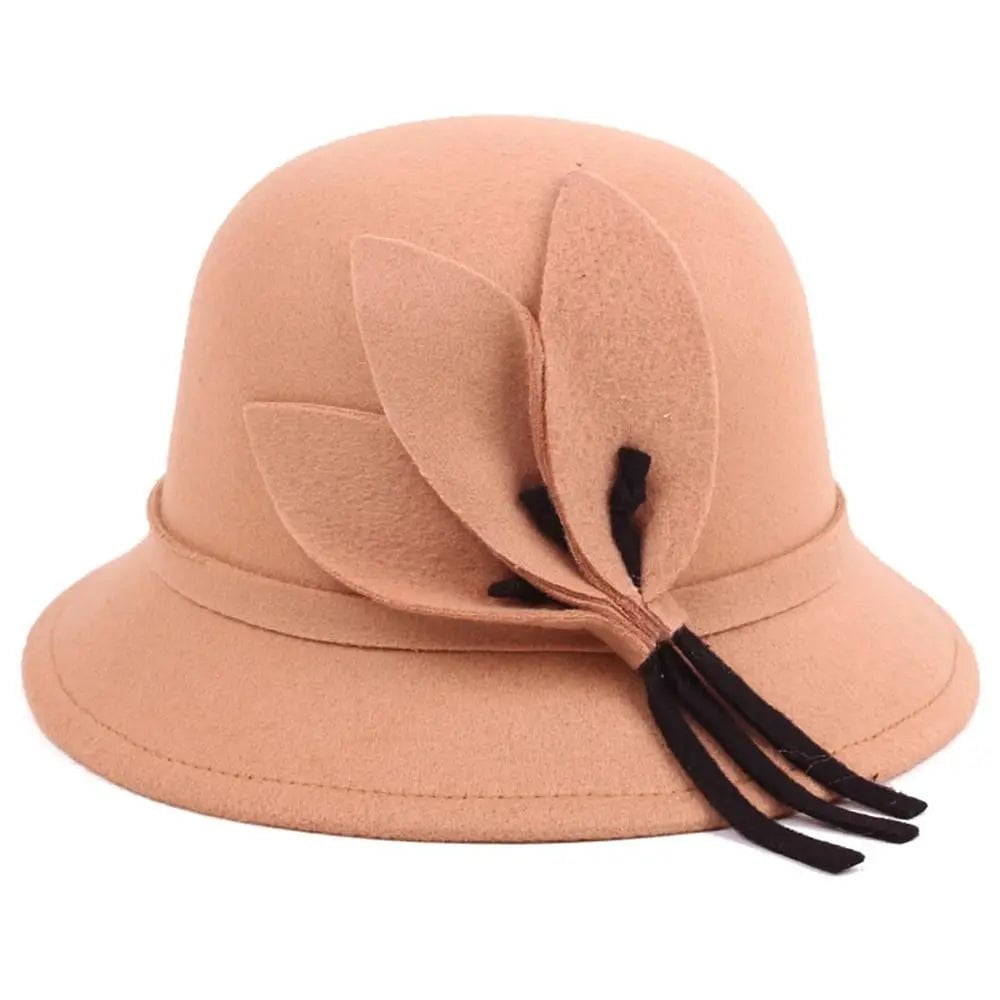 La boutique du chapeau Rose Chapeau cloche laine femme