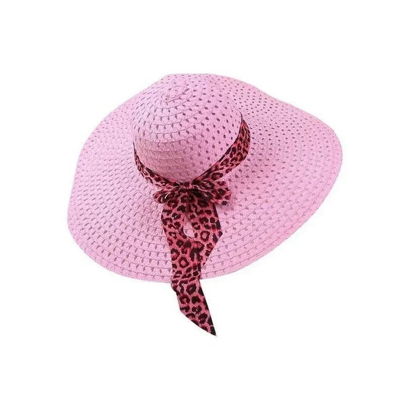 La boutique du chapeau Rose Chapeau de paille ajouré femme