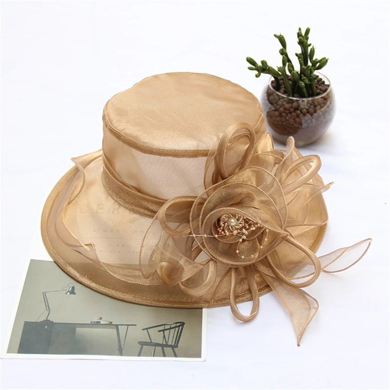 La boutique du chapeau Rose/kaki Chapeau femme chic