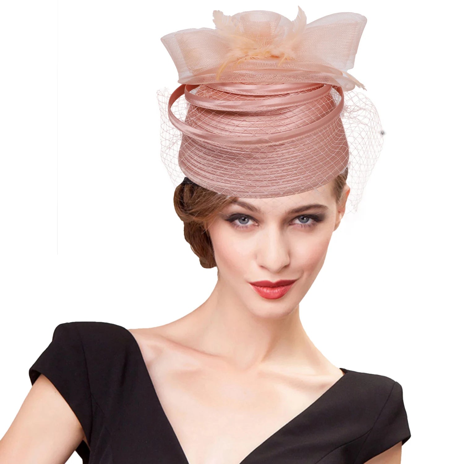 La boutique du chapeau Rose / M (56-58cm) Chapeau Bibi Gala