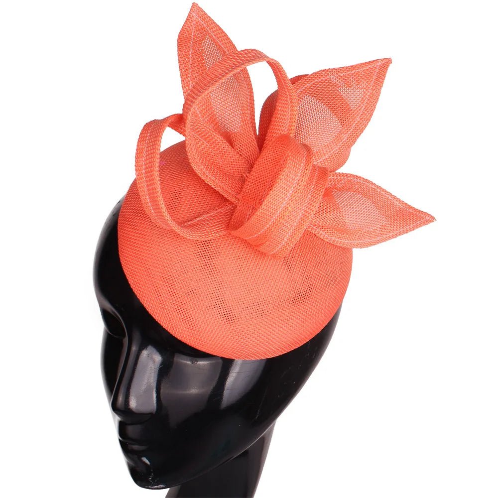 La boutique du chapeau Rose/rouge Chapeau Fascinator Chic