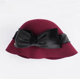 La boutique du chapeau Rouge / 53 à 57cm Chapeau cloche en feutre léger