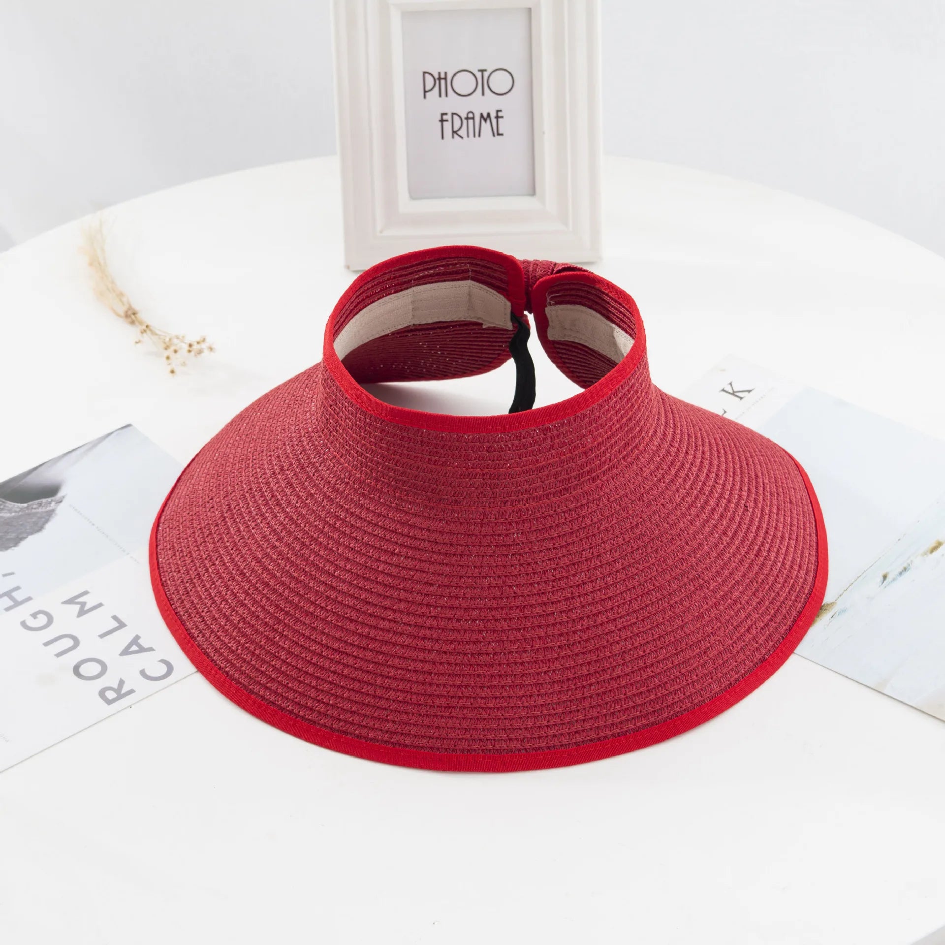 La boutique du chapeau Rouge / adjustable Chapeau de paille été