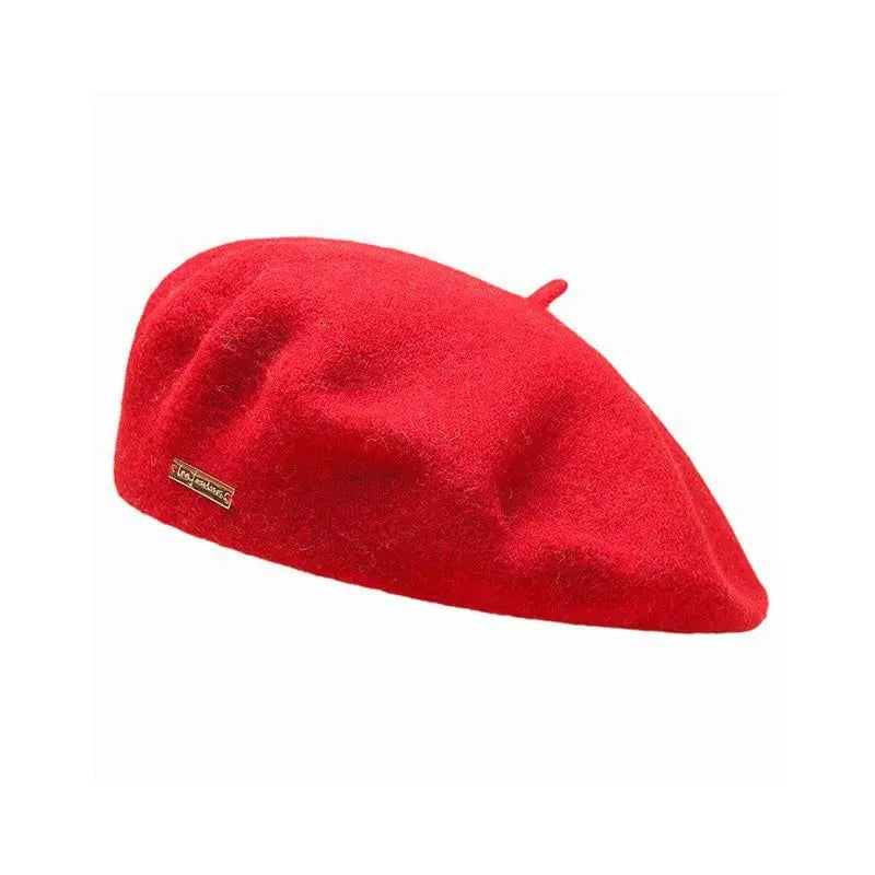 La boutique du chapeau Rouge / Ajustable (du 54 au 59) Béret Femme Chic et Chaud