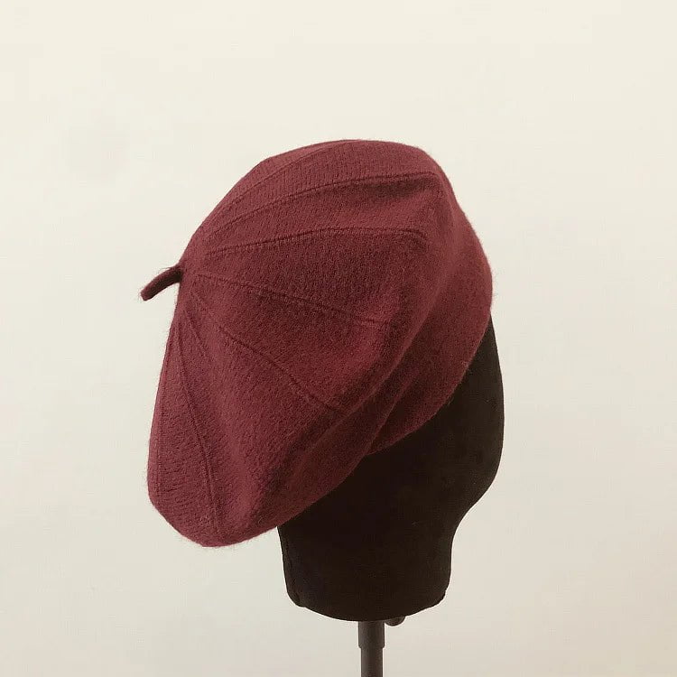 La boutique du chapeau Rouge / Ajustable (du 54 au 59) Béret Femme en Laine Automne