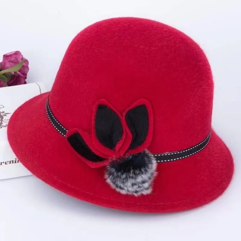 La boutique du chapeau Rouge Chapeau cloche raffiné