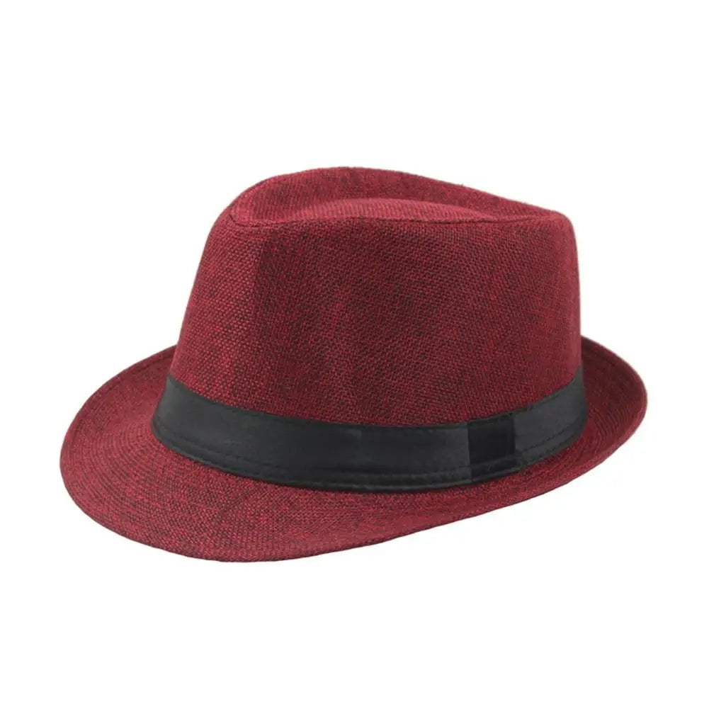 La boutique du chapeau Rouge Chapeau Trilby en lin
