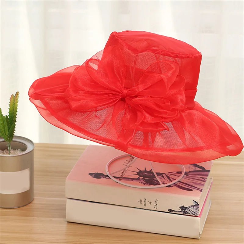 La boutique du chapeau Rouge / taille ajustable Chapeau de gala