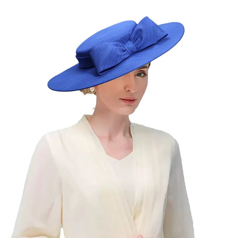 La boutique du chapeau Royalblue / 56 to 58cm Chapeau Bibi Satin