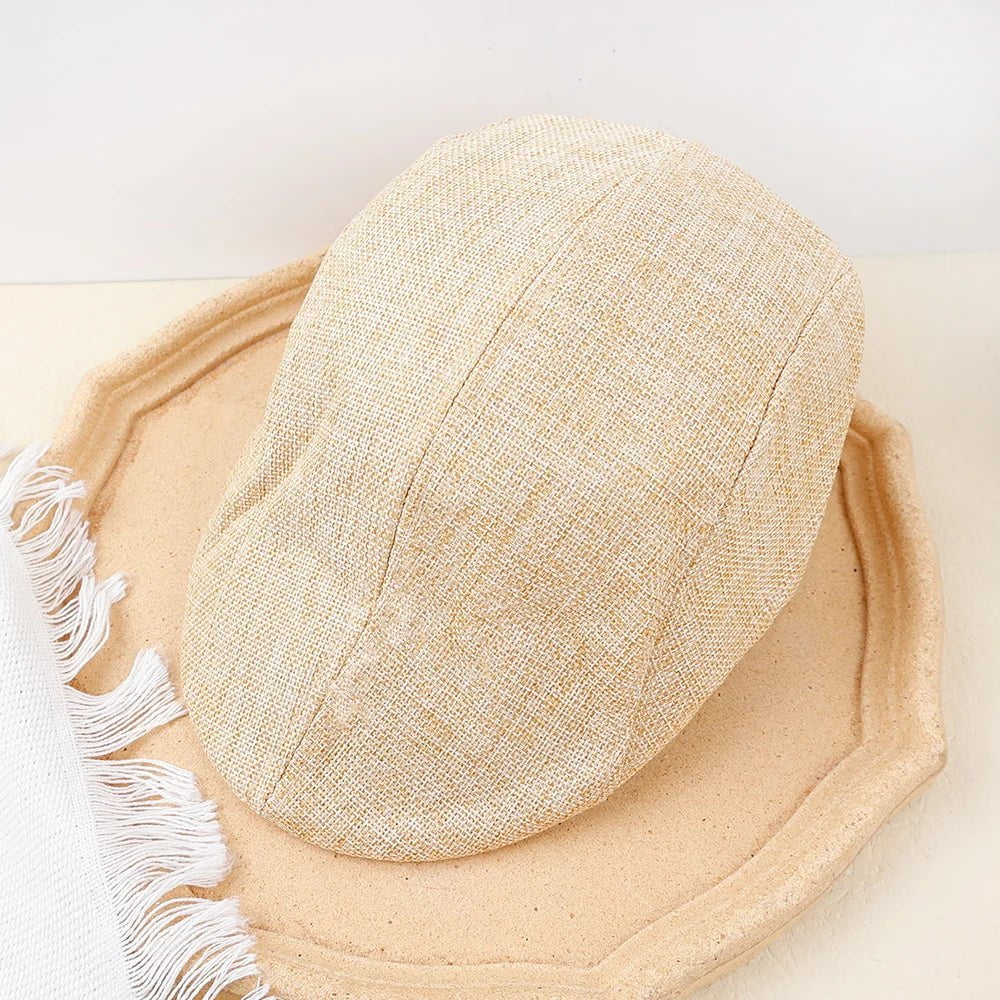 La boutique du chapeau Style02-Beige / One Size Béret rétro coupe-vent