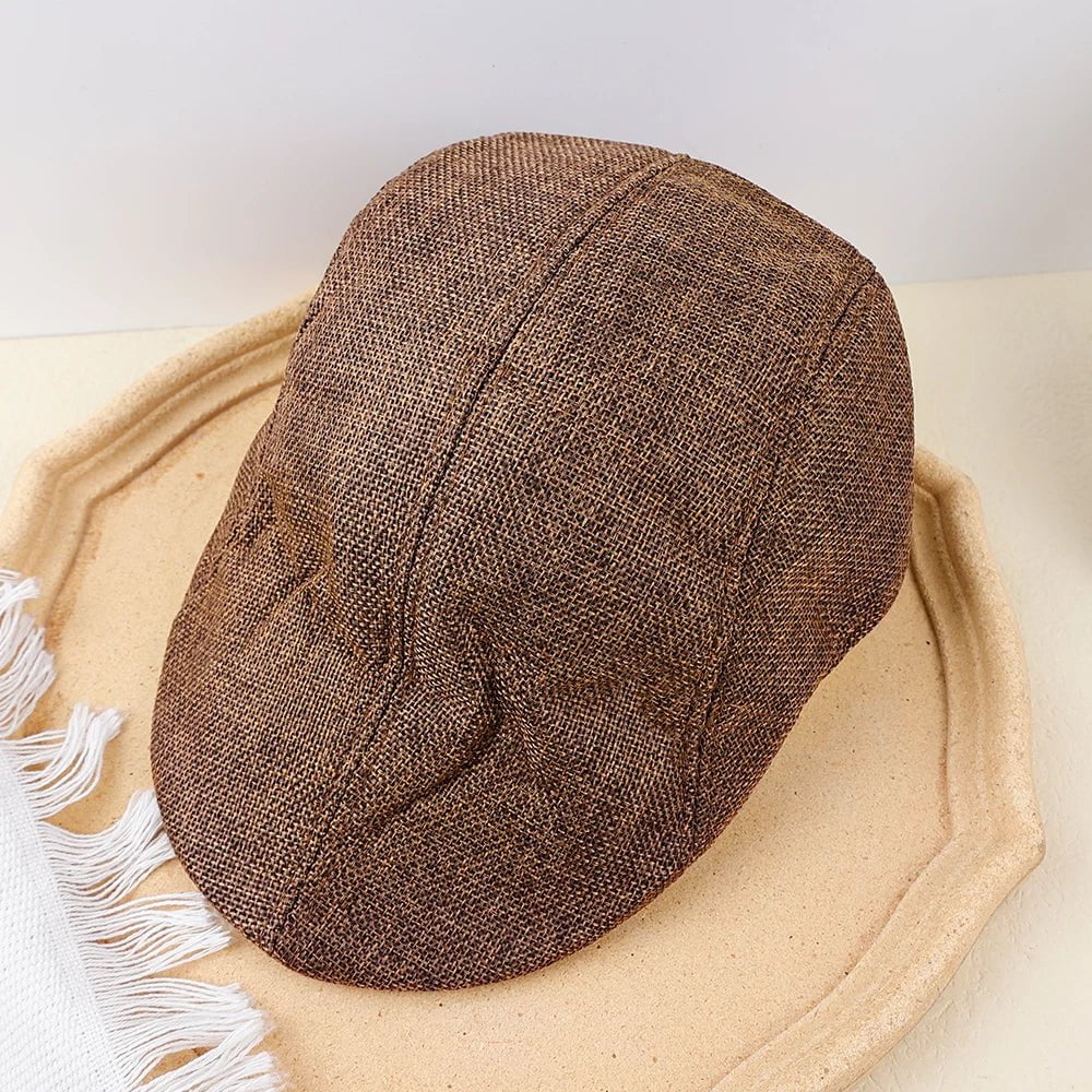 La boutique du chapeau Style02-brown / One Size Béret rétro coupe-vent