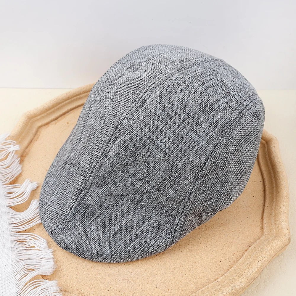 La boutique du chapeau Style02-grey / One Size Béret rétro coupe-vent