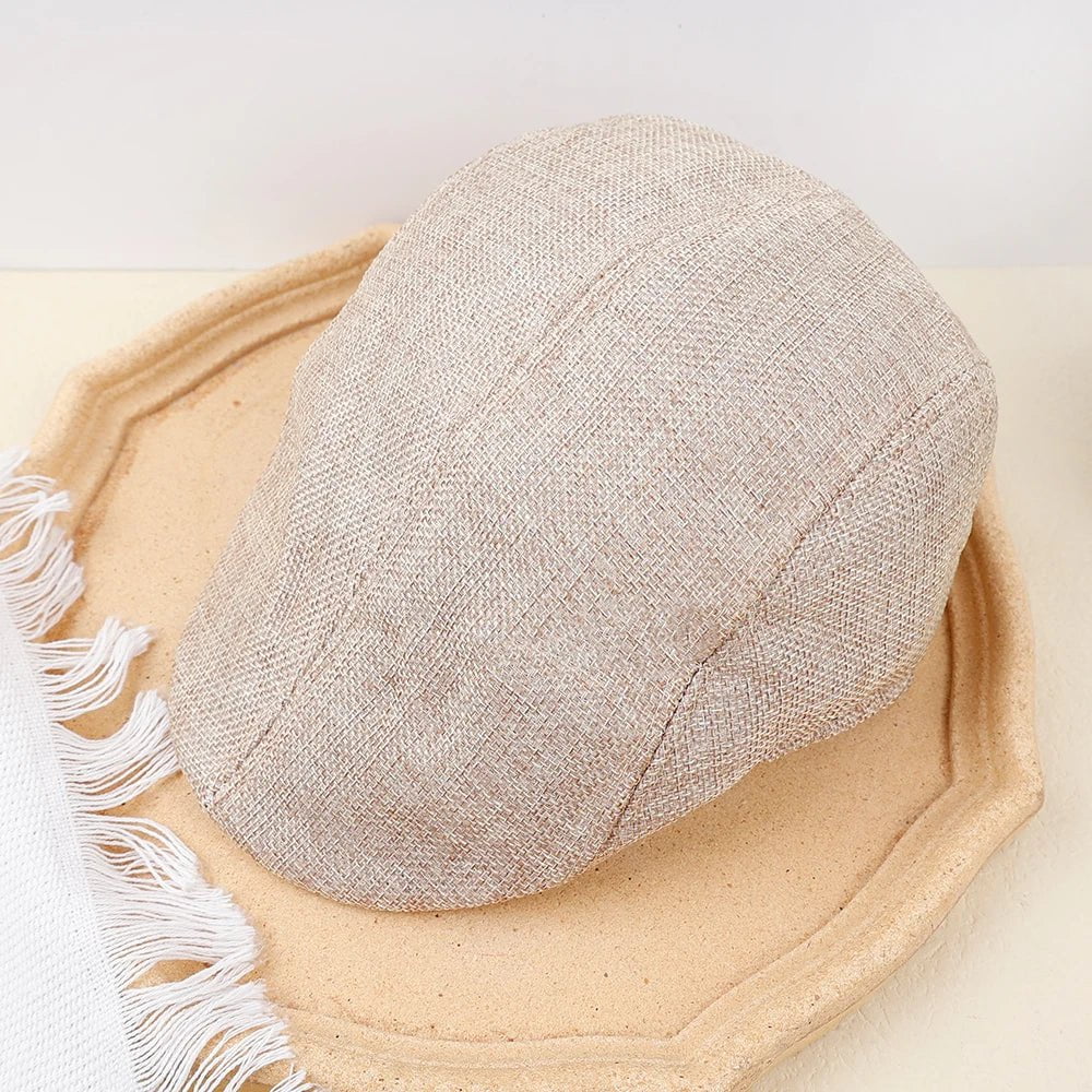 La boutique du chapeau Style02-khaki / One Size Béret rétro coupe-vent