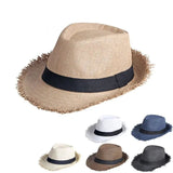 La boutique du chapeau Trilby en paille avec ruban