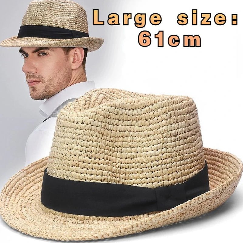 La boutique du chapeau Trilby en paille pour l'été