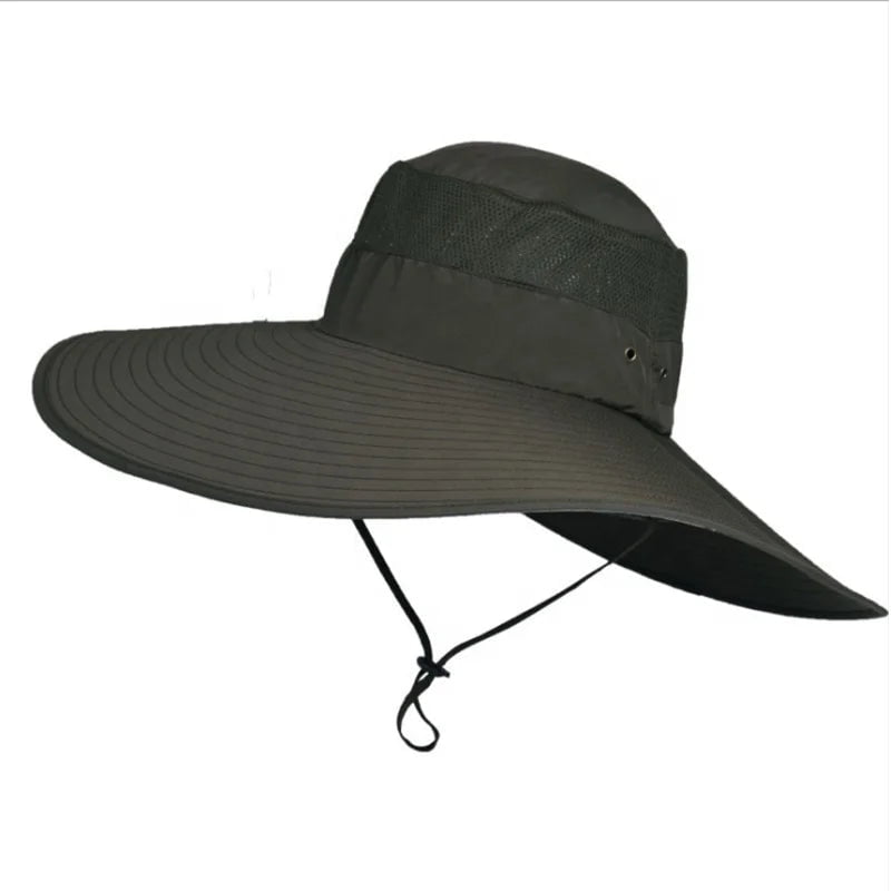 La boutique du chapeau Vert / 60-62cm Bob de pêche large bord pour protection solaire