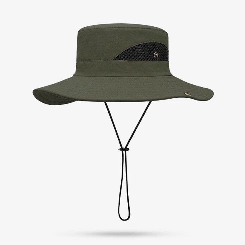 La boutique du chapeau Vert Bob de pêche unisexe