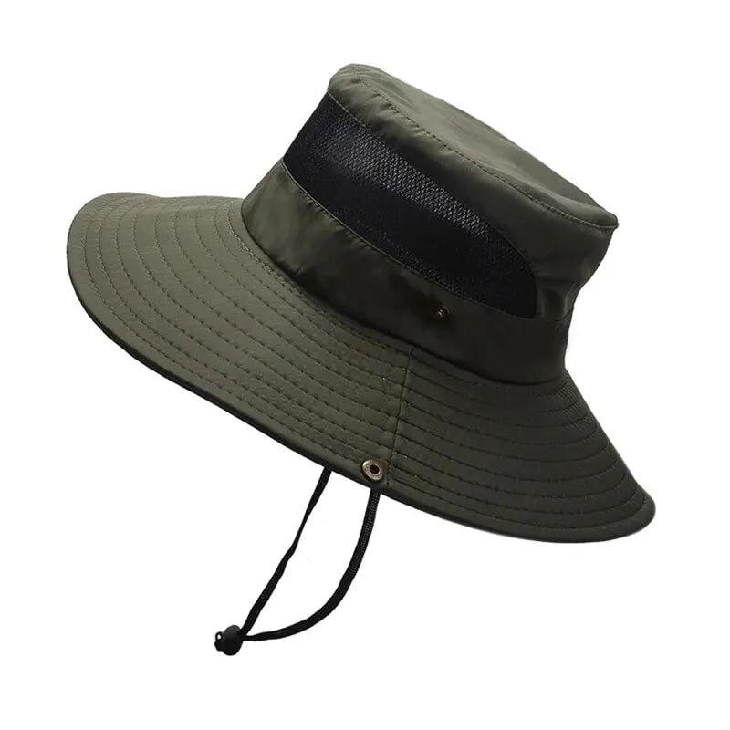 La boutique du chapeau Vert / Taille unique ajustable Chapeau de randonnée pliable