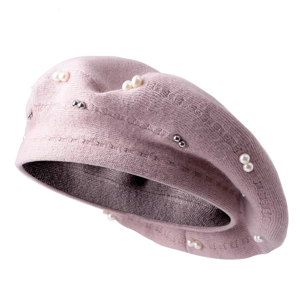 La boutique du chapeau Violet / Ajustable (du 54 au 59) Béret en laine et cachemire