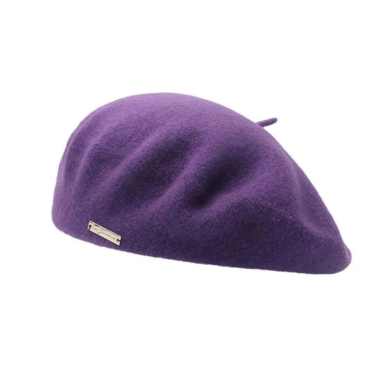 La boutique du chapeau Violet / Ajustable (du 54 au 59) Béret Femme Chic et Chaud