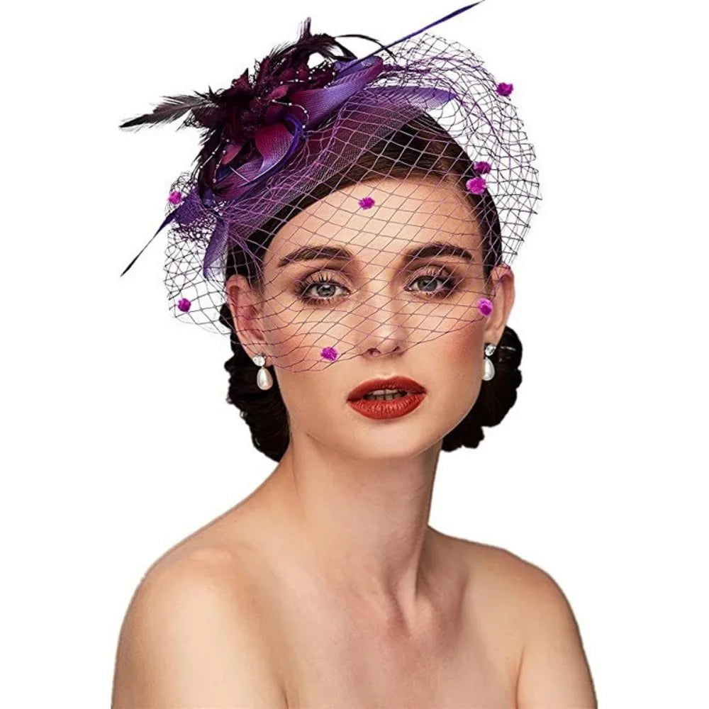 La boutique du chapeau Violet Chapeau Bibi Vintage